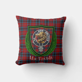 MacTavish Scottish Clan Tartan & Crest Kissen