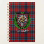 MacTavish Scottish Clan Tartan & Crest Planer (Vorderseite)