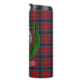 MacTavish Scottish Clan Tartan & Crest Thermosbecher (Nach rechts gedreht)