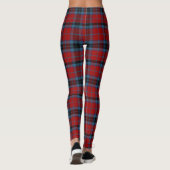 MacTavish Tartan Modern Red Women's Leggings (Rückseite)