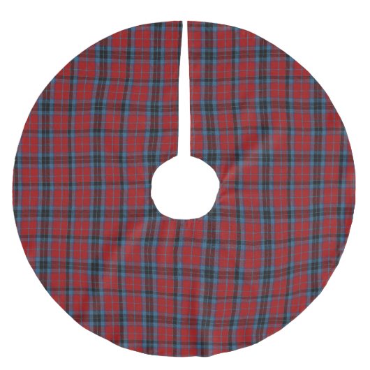 MacTavish-Tartan Polyester Weihnachtsbaumdecke (Vorderseite)