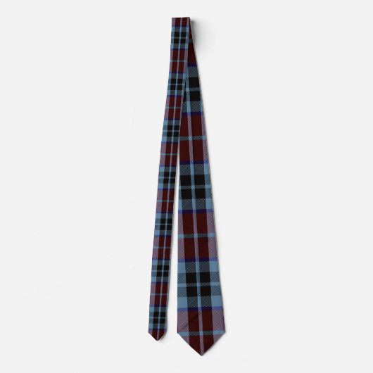 MacTavish Tartan Print Krawatte (Rückseite)