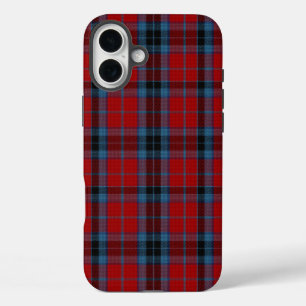 MacTavish Tartan Red and Blue Kariert iPhone 16 Plus Hülle