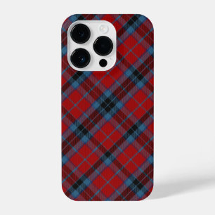 MacTavish Tartan Red and Blue Kariert iPhone 14 Pro Hülle