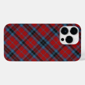 MacTavish Tartan Red and Blue Kariert iPhone Hülle (Rückseite (Horizontal))