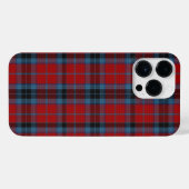 MacTavish Tartan Red and Blue Kariert iPhone Hülle (Rückseite (Horizontal))