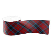 MacTavish Tartan Red and Blue Kariert Ripsband (Spule)