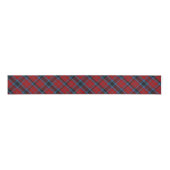 MacTavish Tartan Red and Blue Kariert Ripsband (Vorderseite)