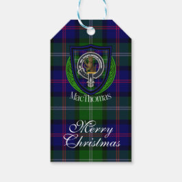 MacThomas Scottish Clan Tartan & Crest Geschenkanhänger
