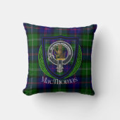 MacThomas Scottish Clan Tartan & Crest Kissen (Vorderseite)