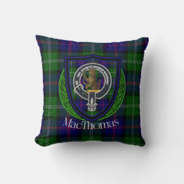 MacThomas Scottish Clan Tartan & Crest Kissen