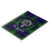 MacThomas Scottish Clan Tartan & Crest Notizblock (Linke Seite)