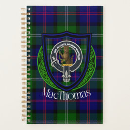 MacThomas Scottish Clan Tartan & Crest Planer