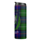 MacThomas Scottish Clan Tartan & Crest Thermosbecher (Nach rechts gedreht)