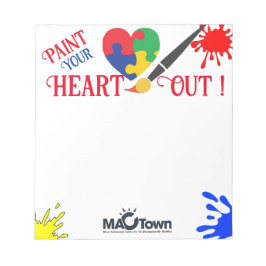 MACTown Paint Your Heart Out Notizblock