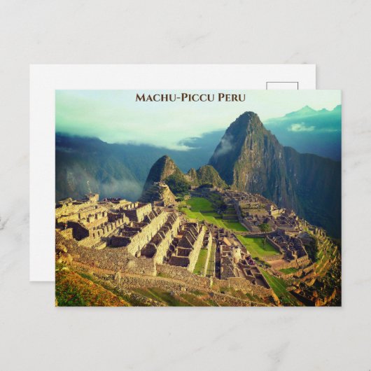 Macu-Piccu Peru Postkarte (Vorne/Hinten)
