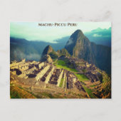 Macu-Piccu Peru Postkarte (Vorderseite)