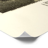 Macungie, PA Panorama Karte - 1893 Poster (Ecke)