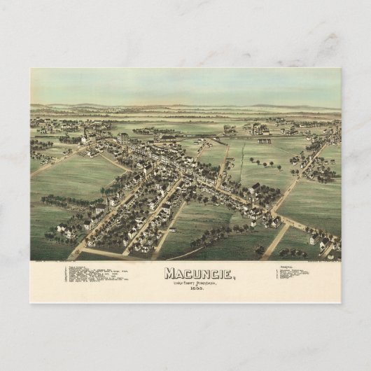 Macungie PA Postkarte (Vorderseite)