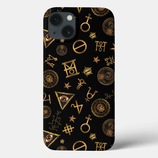 MACUSA™ Magic Symbols und Wappen Muster Case-Mate iPhone Hülle (Rückseite)