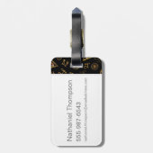 MACUSA™ Magic Symbols und Wappen Muster Gepäckanhänger (Rückseite vertikal)