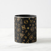 MACUSA™ Magic Symbols und Wappen Muster Tasse (Zentrum)