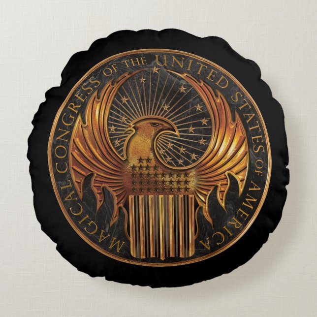 MACUSA™ Medallion Rundes Kissen (Vorderseite)