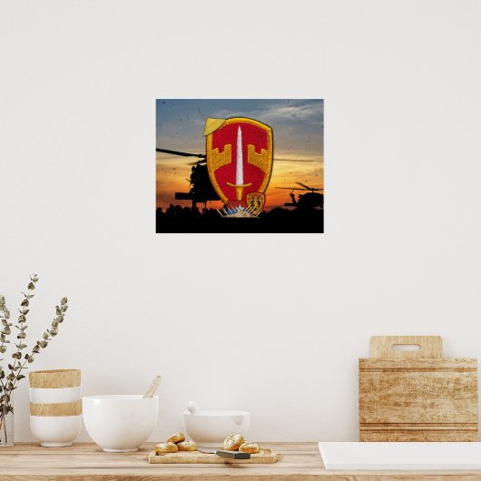 MACV Militärberater Vietnam War Patch Poster (Küche)