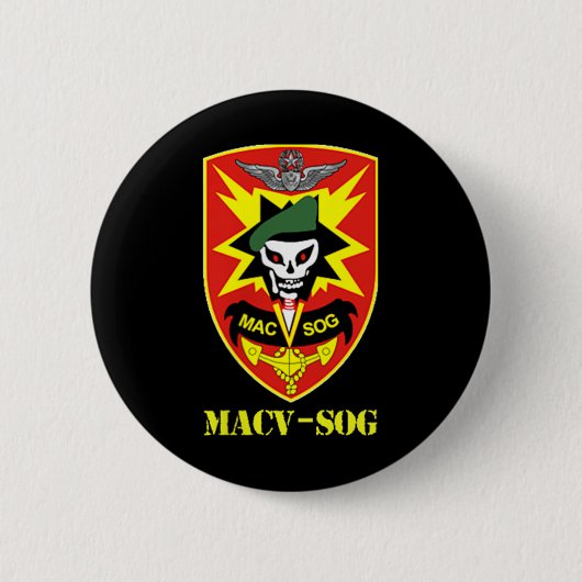 Macv-sog Army Unit Small Patch Vollfarbiges Vietna Button (Vorderseite)
