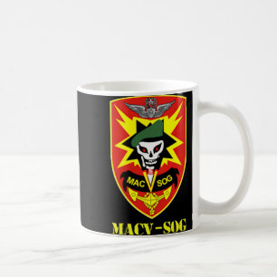 Macv-sog Army Unit Small Patch Vollfarbiges Vietna Kaffeetasse