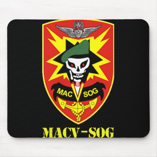 Macv-sog Army Unit Small Patch Vollfarbiges Vietna Mousepad (Vorne)