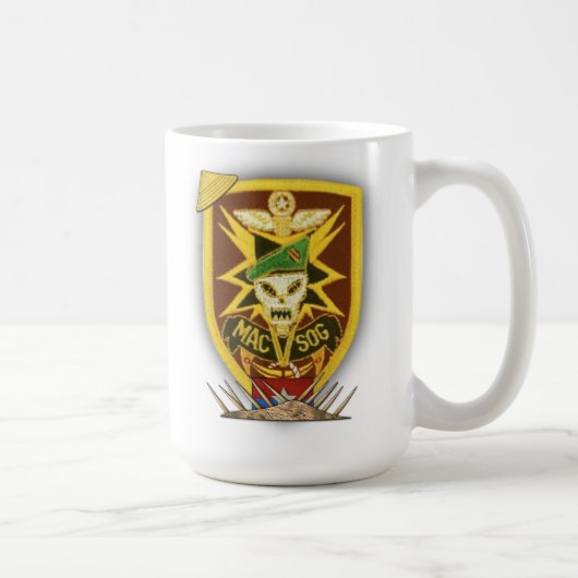 MACV SOG Veteranentierärzte Vietnamkriegs LRRPS Kaffeetasse (Rechts)