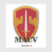 MACV Vietnam Kriegsveteranen Kontaktsticker Aufkleber (Blatt)