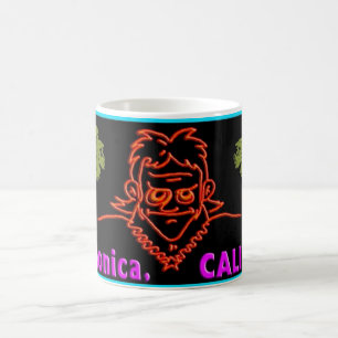 Macvy Santa Monica California Tasse! Verwandlungstasse