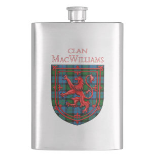 MacWilliams Tartan Scottish Kariert Lion Rampant Flachmann