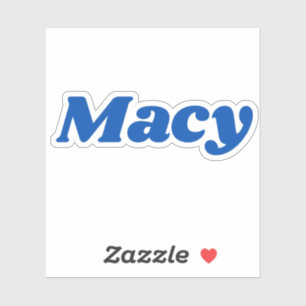 Macy Aufkleber
