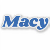 Macy Aufkleber (Vorderseite)