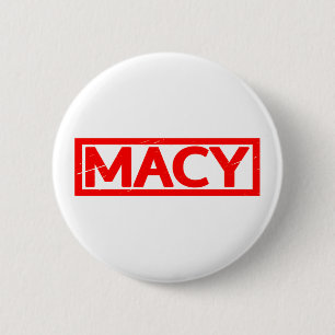 Macy-Briefmarke Button