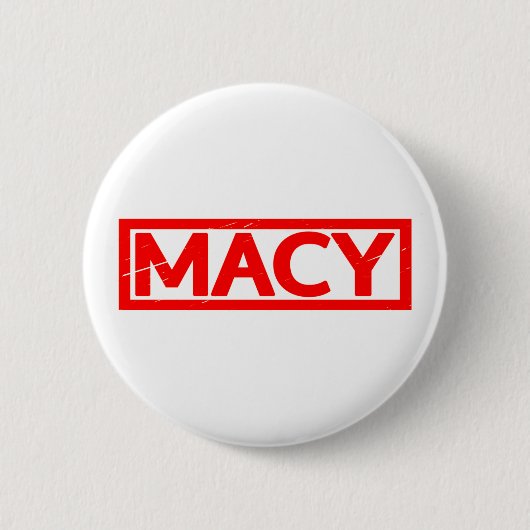 Macy-Briefmarke Button (Vorderseite)
