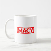 Macy-Briefmarke Kaffeetasse (Links)