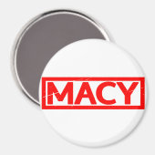 Macy-Briefmarke Magnet (Vorderseite/Rückseite)