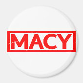 Macy-Briefmarke Magnet (Vorne)