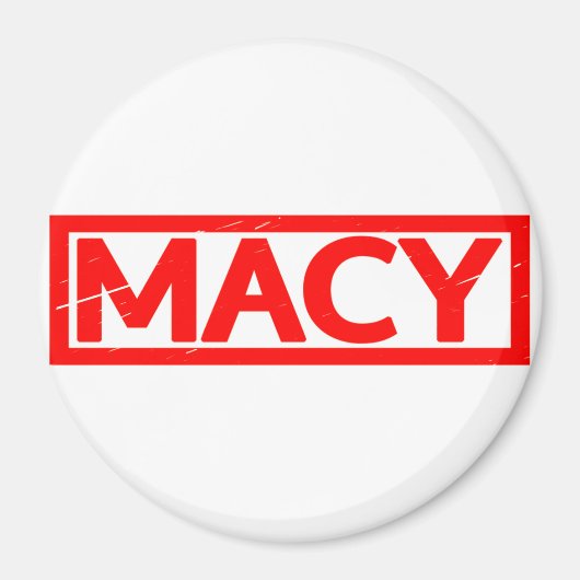 Macy-Briefmarke Magnet (Vorne)