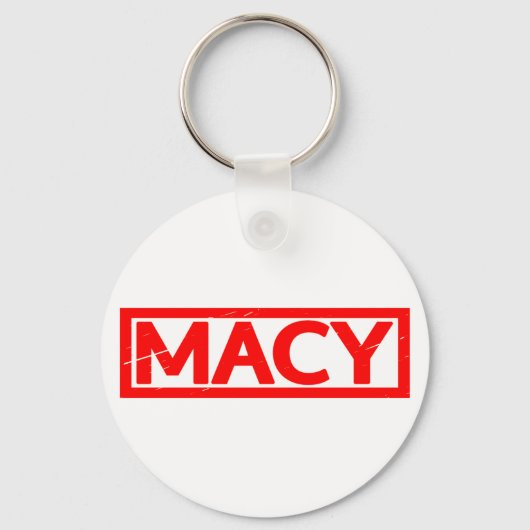 Macy-Briefmarke Schlüsselanhänger (Vorderseite)
