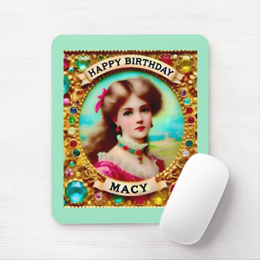 MACY ~ ETHEREAL Vintag Portrait ~ Mousepad (Mit Mouse)