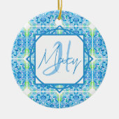 Macy Mosaic Christmas Ornament (Vorne)