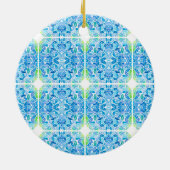 Macy Mosaic Christmas Ornament (Hinten)