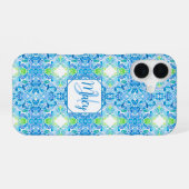 Macy Mosaic IPhone Case 16 Hülle (Rückseite (Horizontal))