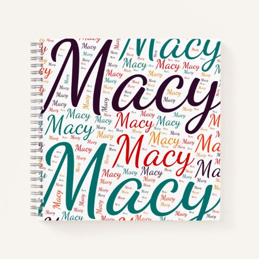 Macy Notizblock (Vorderseite)