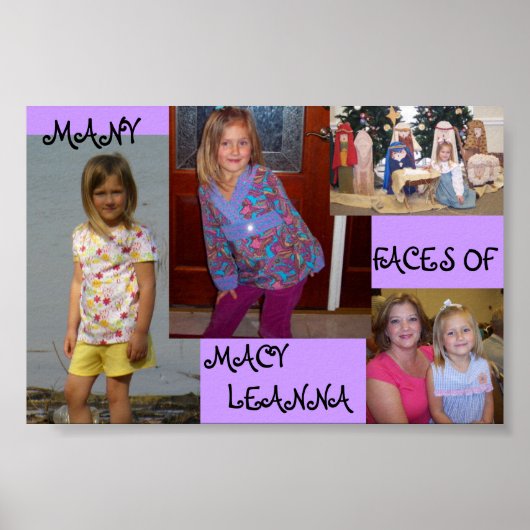 Macy-Poster Poster (Vorne)